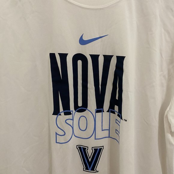 Nike Villanova Nova Basketball March Madness Sole Bench Jersey LS Shirt Men’s XL - Picture 2 of 6